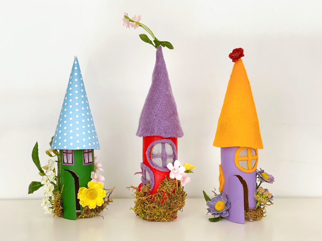 Toilet Paper Roll Crafts: How to Make a Fairy House
