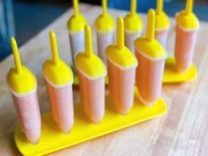 Paletas, Mexican fruit pops, are just out from the freezer