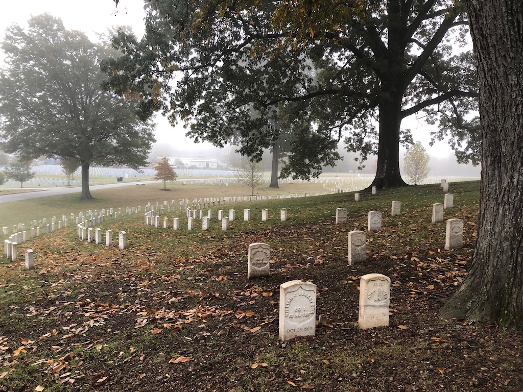 Chattanooga National Cemetery in Chattanooga, Tennessee.