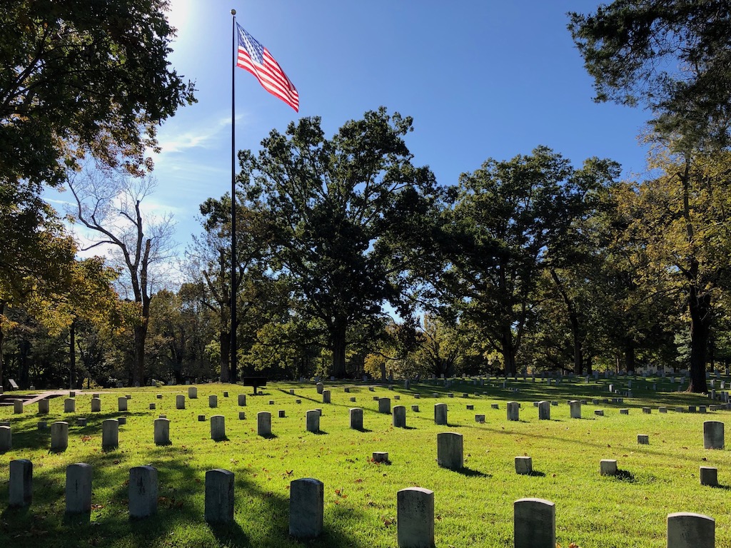 Shiloh National Military Park in Shiloh, Tennessee.