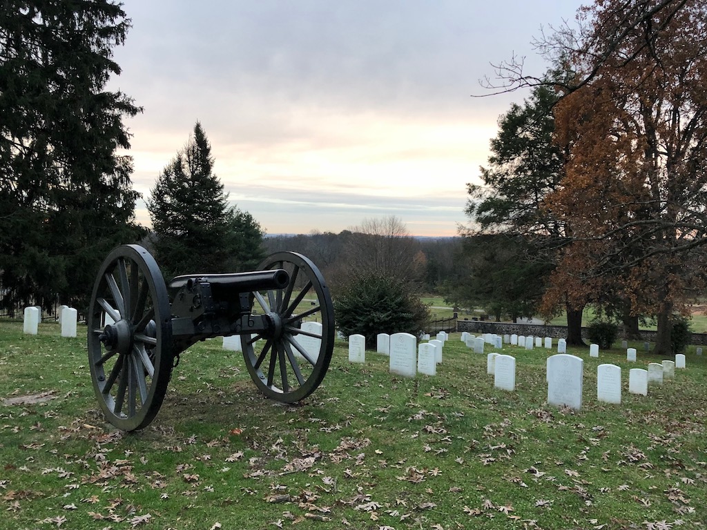 Gettysburg National Cemetery in Gettysburg, Pennsylvania.