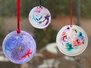 Suncatchers are a fun arts and crafts project for kids.